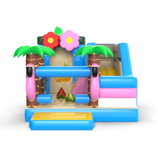 Felfújható attrakció csúszdával - hawaii combo