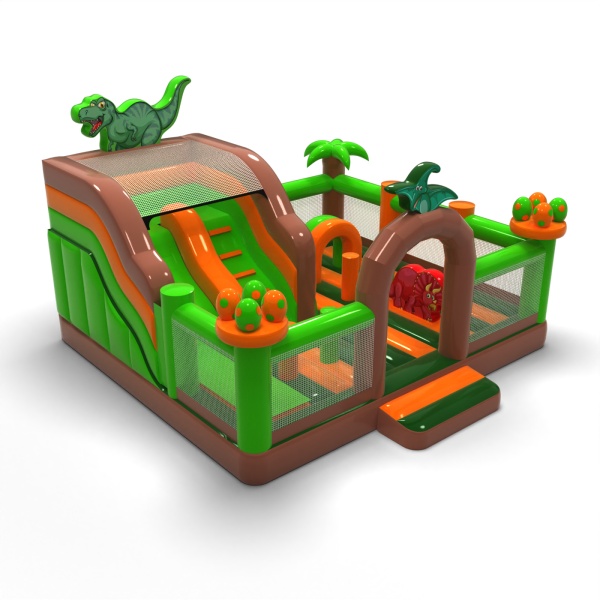 Felfújható játszótér 6x6 dino motívummal