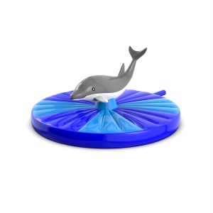 Felfújható delfin - rodeó...