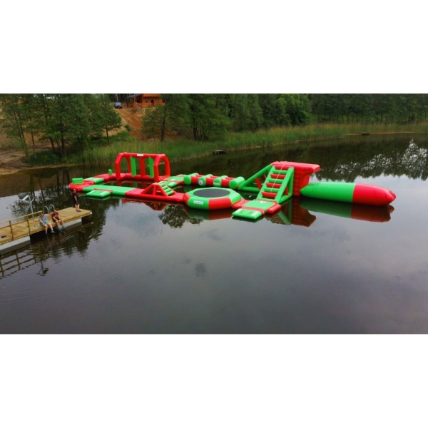 Felfújható vízipark Delta (29 x 13 m)