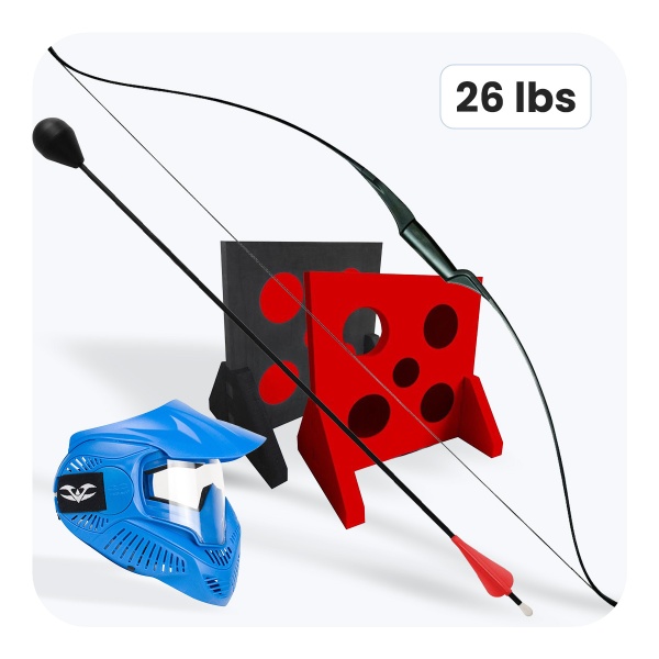 Készlet Archery Tag Premium 26 lbs - 12 játékos számára - gyors nyilak