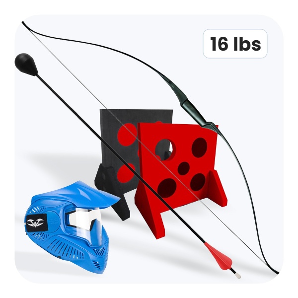 Készlet Archery Tag Premium 16 lbs - 12 játékos számára - gyors nyilak