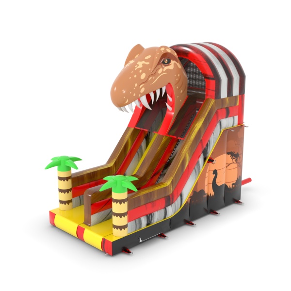 Dinoszaurusz témájú felfújható csúszda