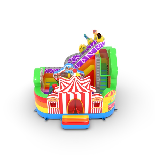 Felfújható combo csúszdával Vidámpark
