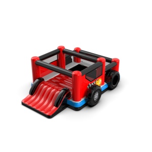 Monster Truck felfújható ugrálóvár és száraz medence
