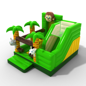 Felfújható csúszdával - Jungle combo