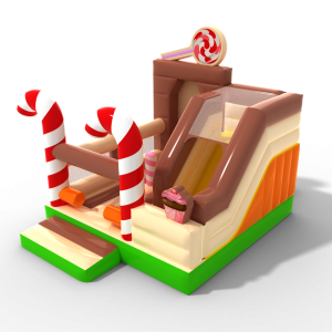 Felfújható csúszdával -...