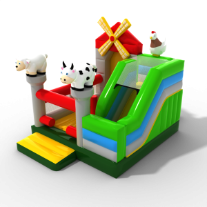 Felfújható csúszdával -...