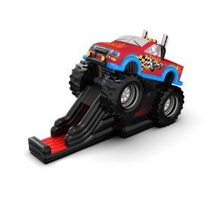 Monster Truck felfújható csúszda