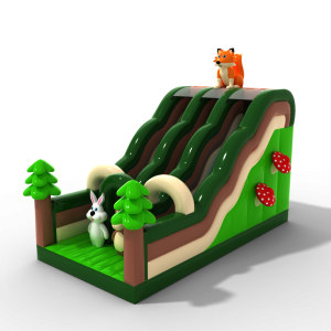 Dupla nyitott csúszda erdei...