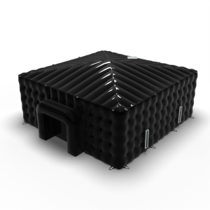 6x6 felfújható party sátor - Fekete