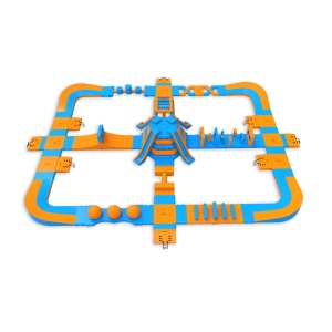 Fi felfújható vízi park (30...